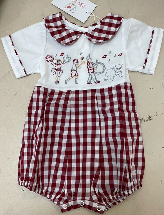 Maroon Bulldog BOYS bubble preorder