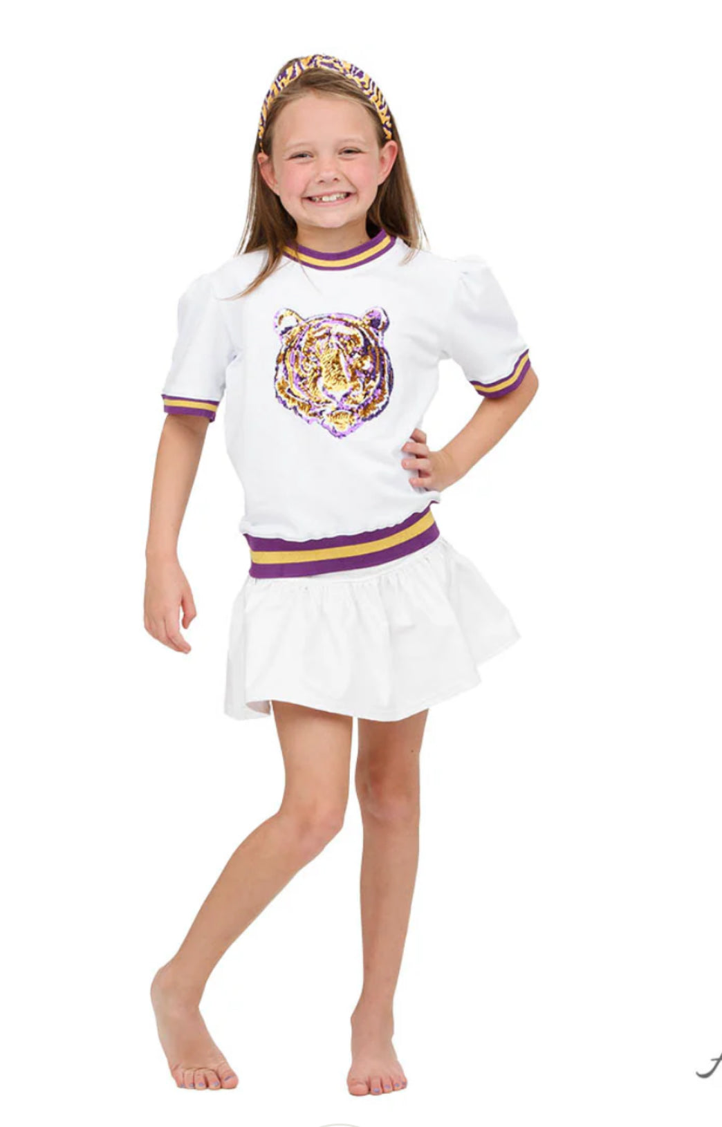 Game day Tiger Sequin sweater