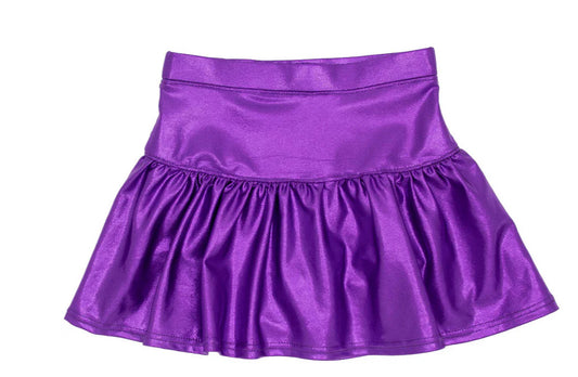 Purple shimmer skort