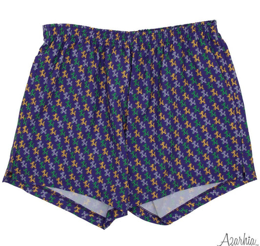 Balloon dog Mardi Gras Shorts