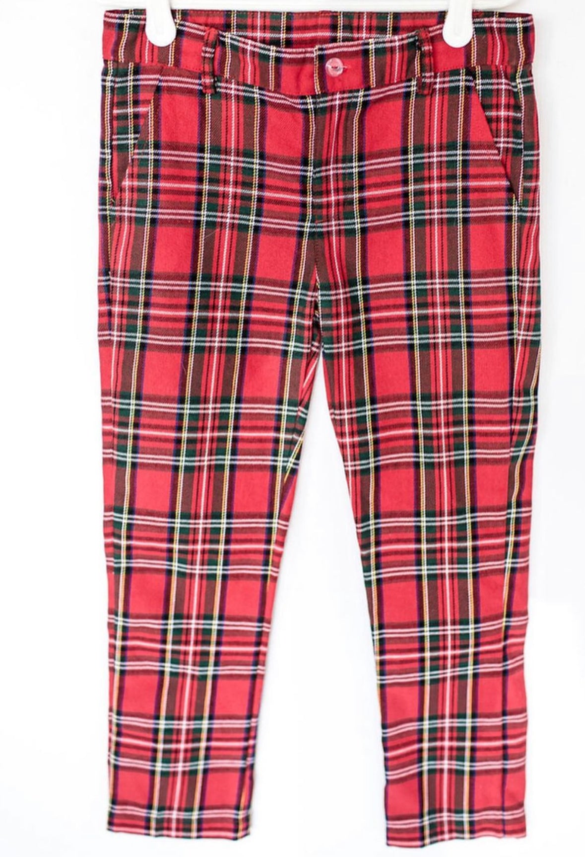 Red Christmas Plaid Pant