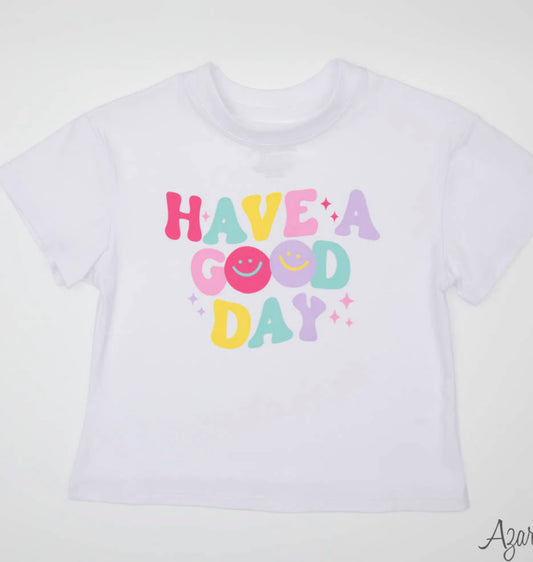Have a Good Day Print Boxy tee