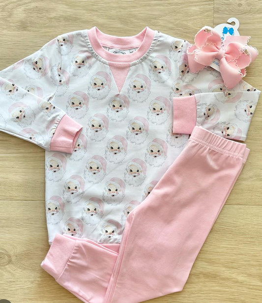 Santa Sweatshirt Legging Set