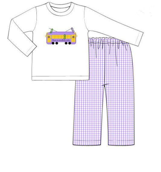Streetcar Appliqué Pant Set