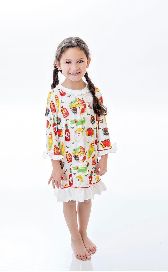 Cajun Christmas Cookie Gown Little Louanne Cajun Christmas Cookie Gown Little Louanne