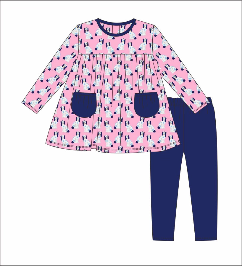 Spaniel Tunic Set