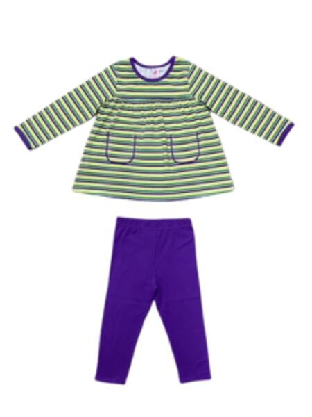 Carnival Striped Tunic Set