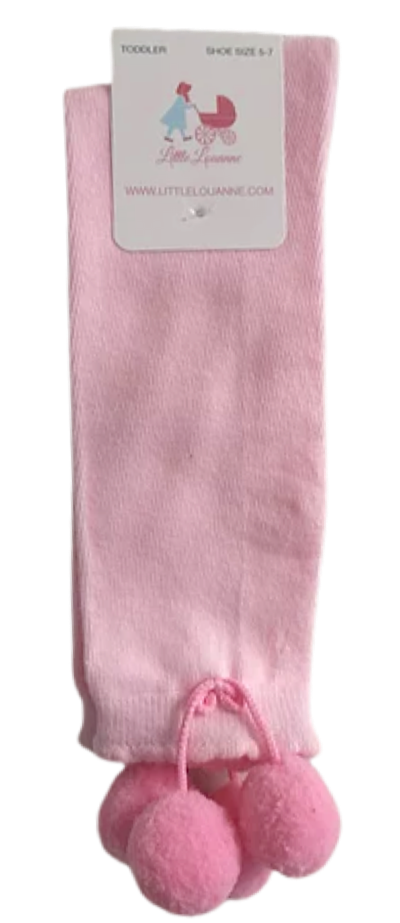Little Lady Socks - Pom Pom