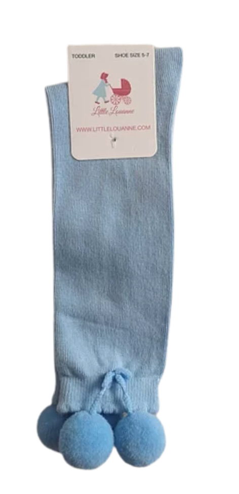 Little Lady Socks - Pom Pom