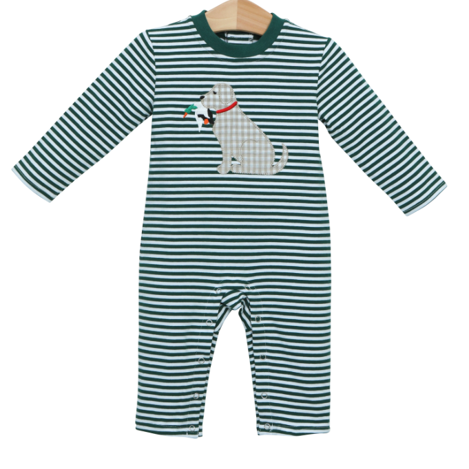 Hunting Dog Applique Romper