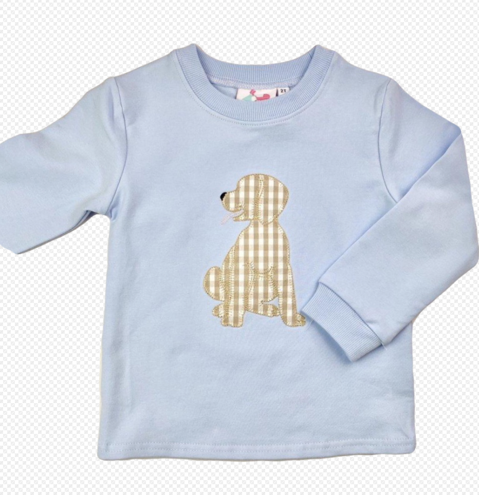 Puppy Applique Sweatshirt - Boy