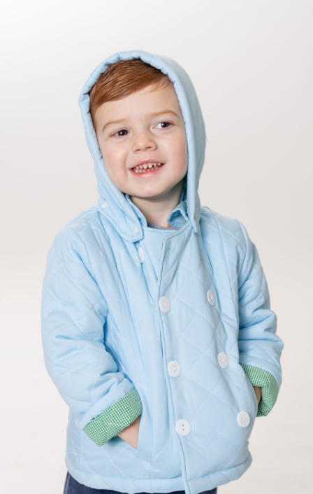 Quilted Jacket - Blue