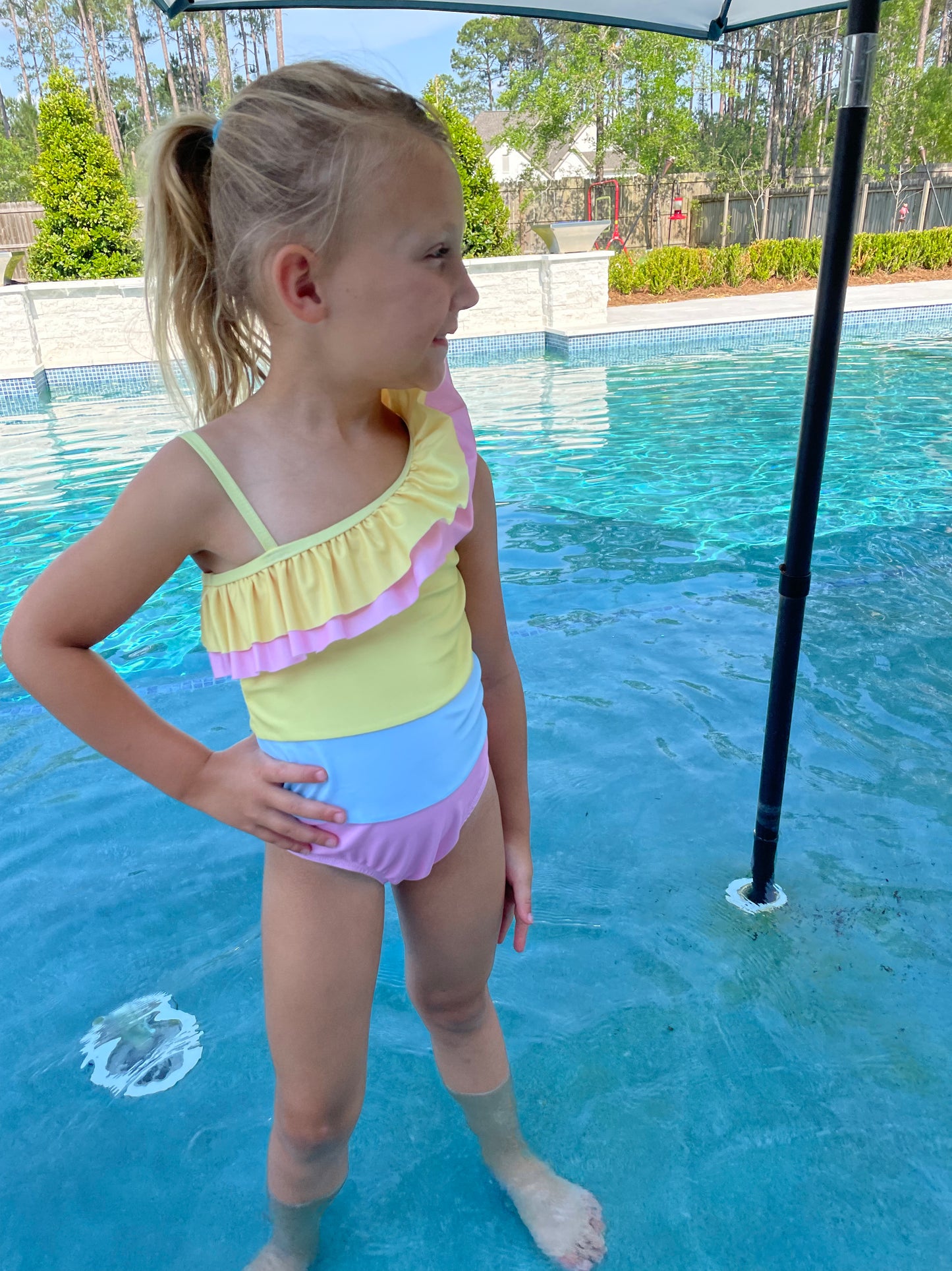 Carley’s Color Block Suit