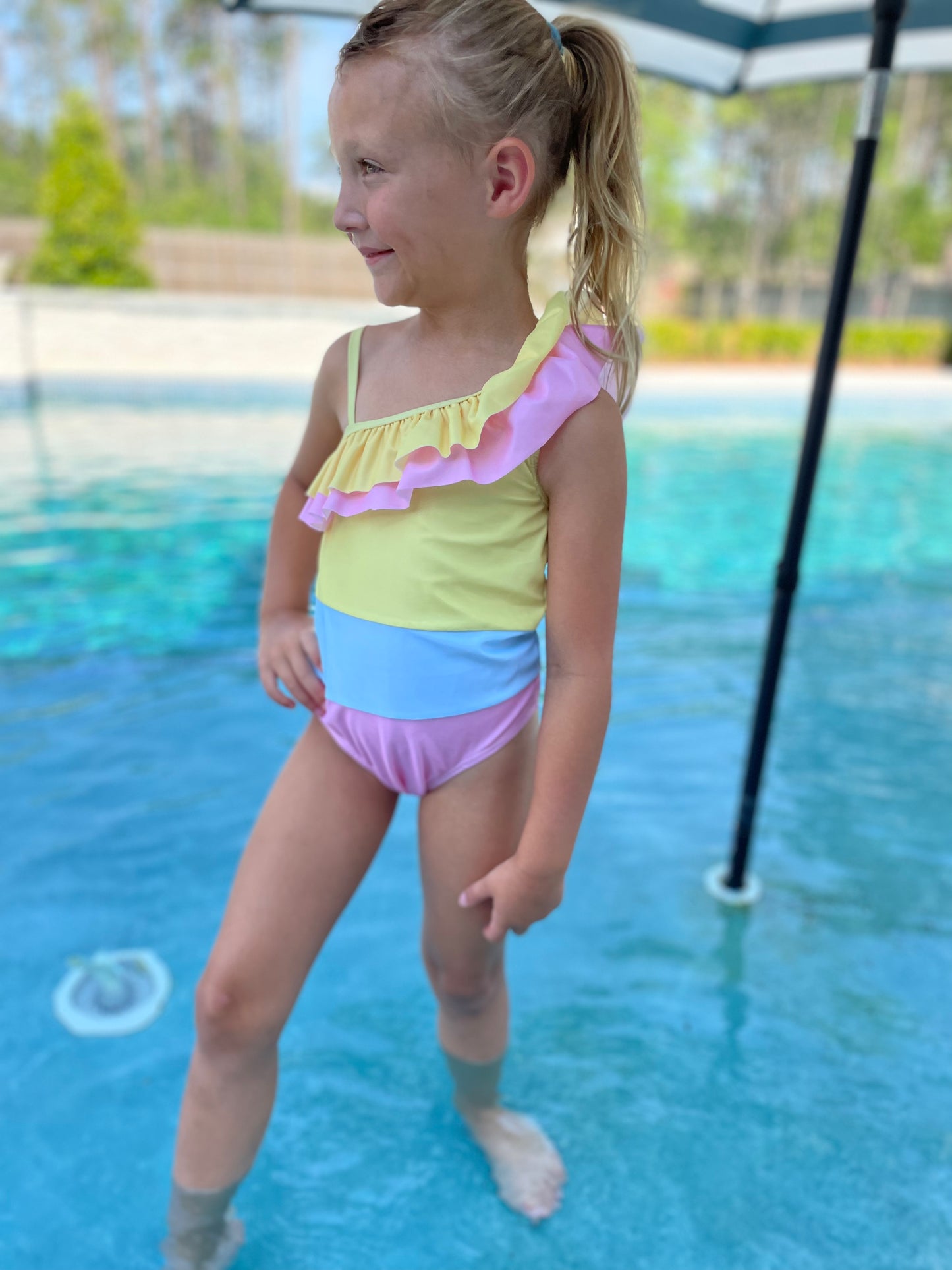 Carley’s Color Block Suit