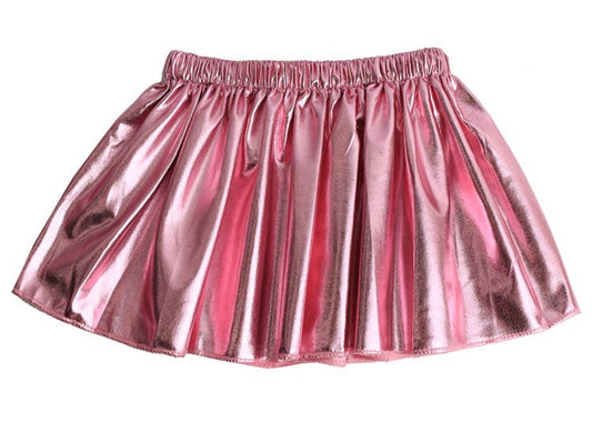 Pink Metallic Skirt