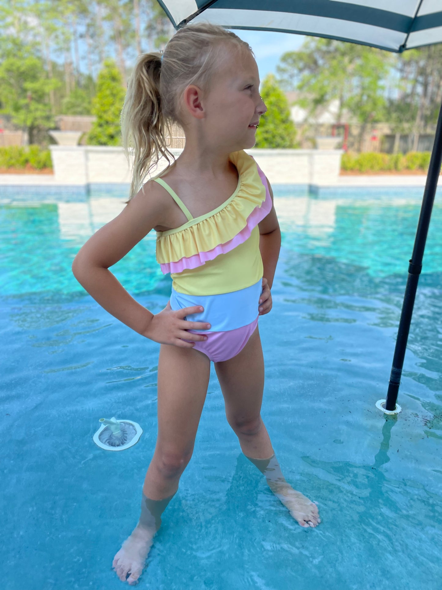 Carley’s Color Block Suit