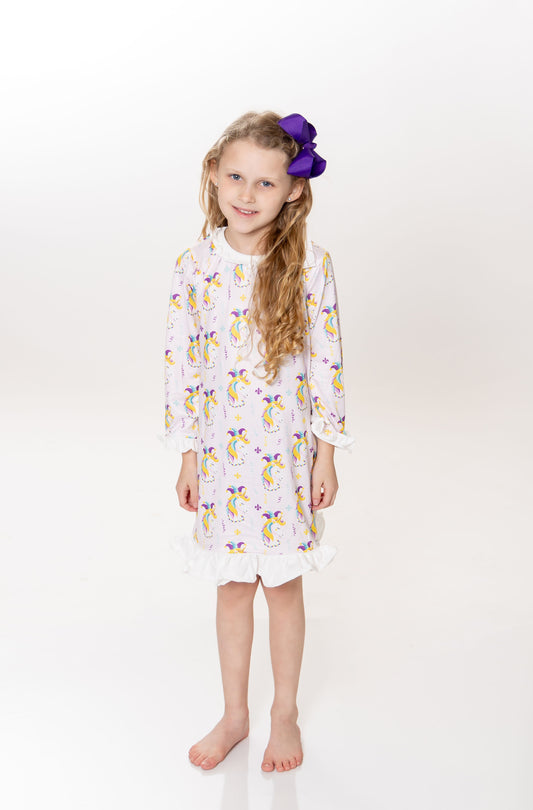 Mardi Gras Unicorn Gown