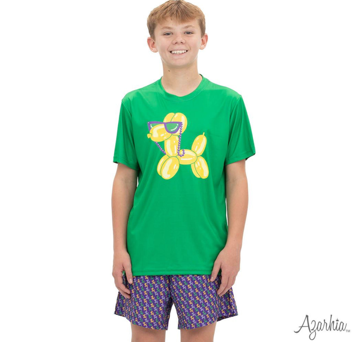 Balloon dog Mardi Gras Shorts