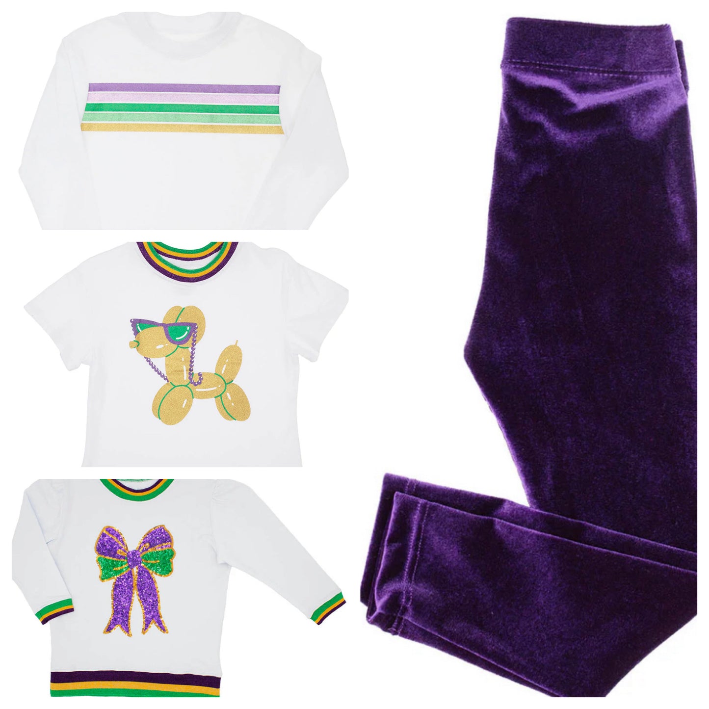 Purple Velvet leggings