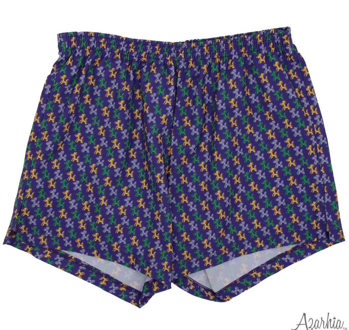 Balloon dog Mardi Gras Shorts