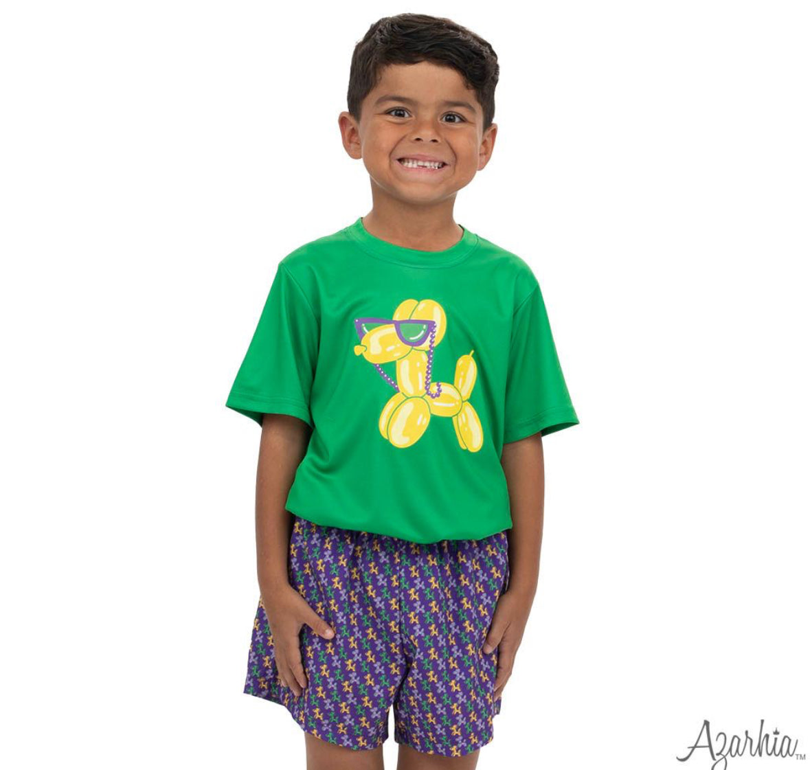Balloon dog Mardi Gras Shorts