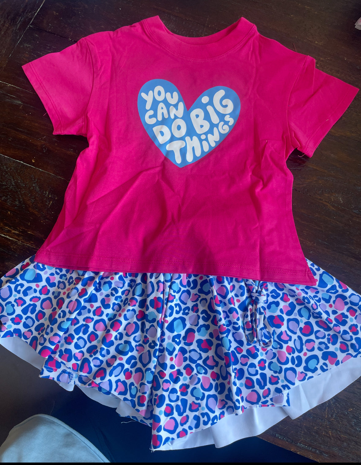 You Can do Big Things Screen Print Boxy tee