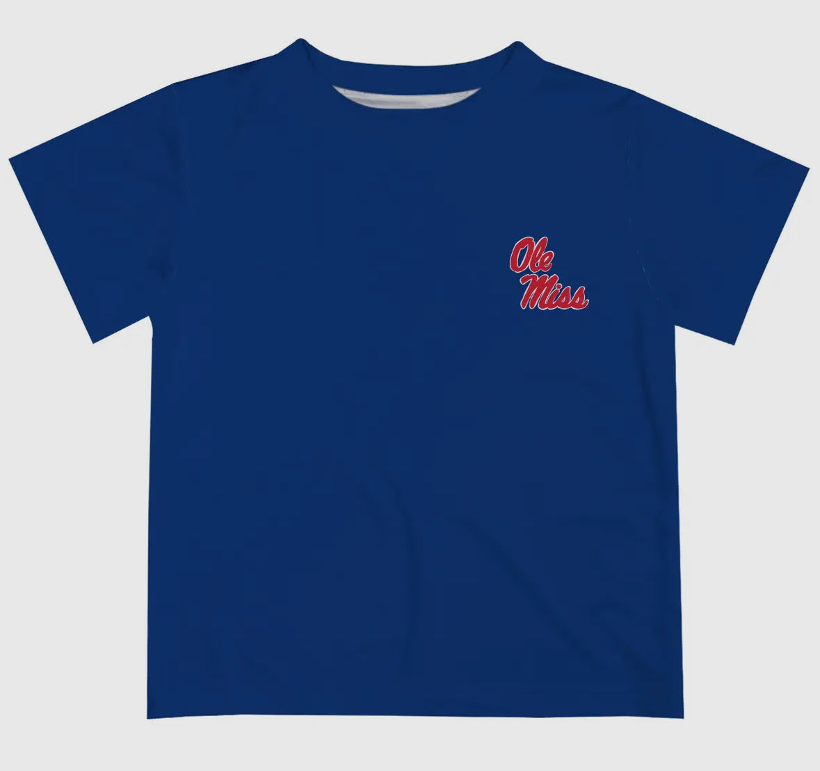 Preorder! Blue Ole Miss hand sketched impression tee