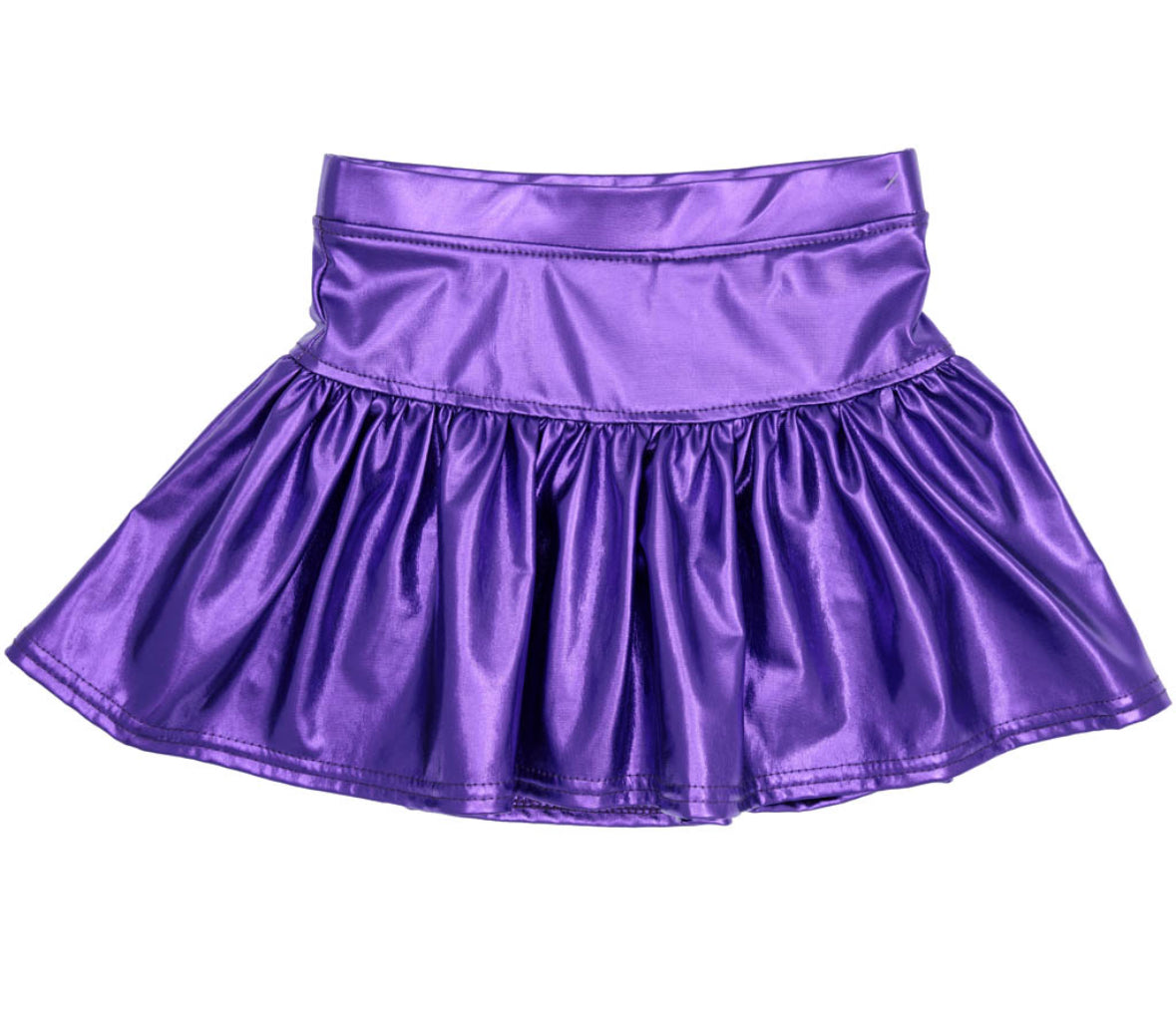 Purple/Pink metallic skort