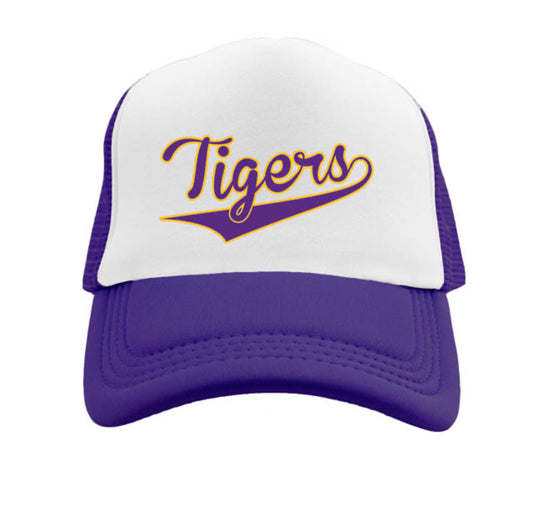 Tiger Script Youth Trucker Hat