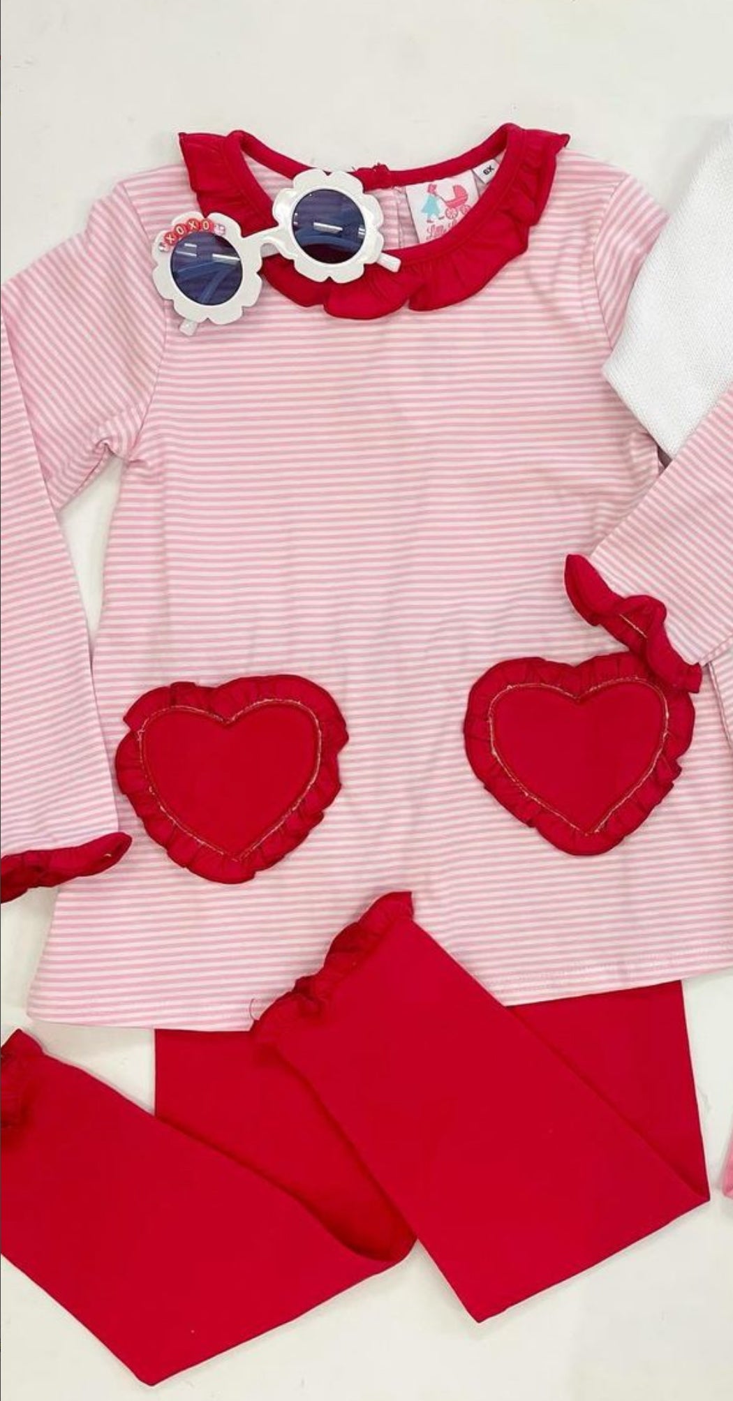 Heart Applique Tunic Set
