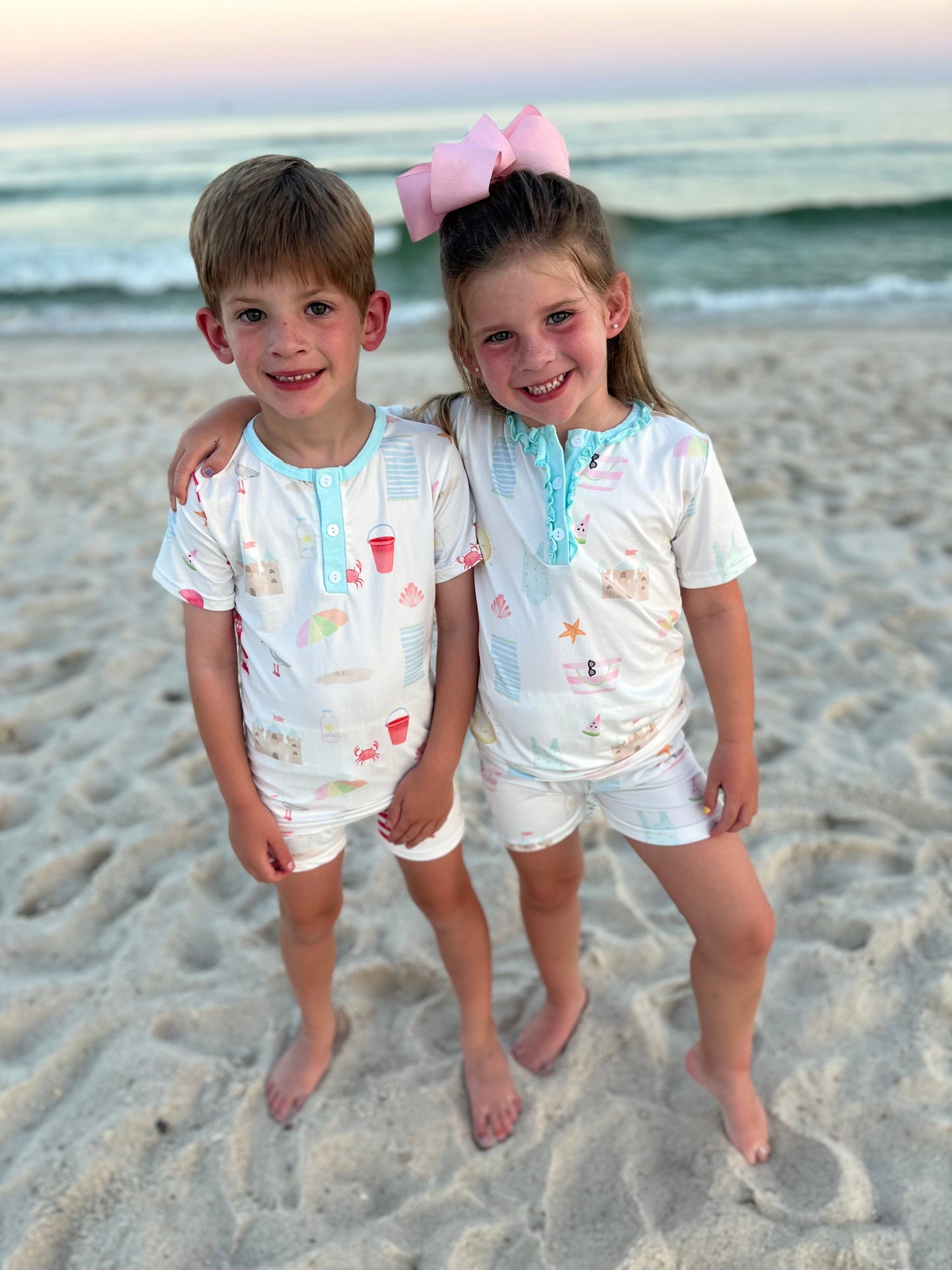 Just Beachy Ruffle PJ set