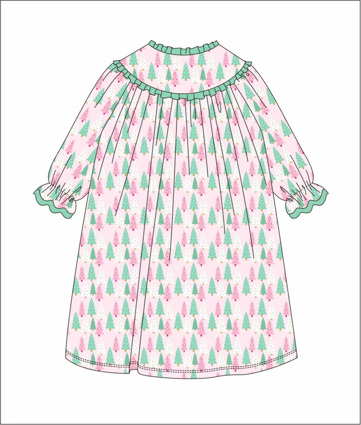 Whimsy Christmas Tree Gown