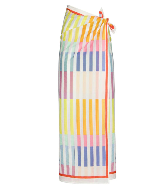 Ladies Rainbow Stripe Sarong
