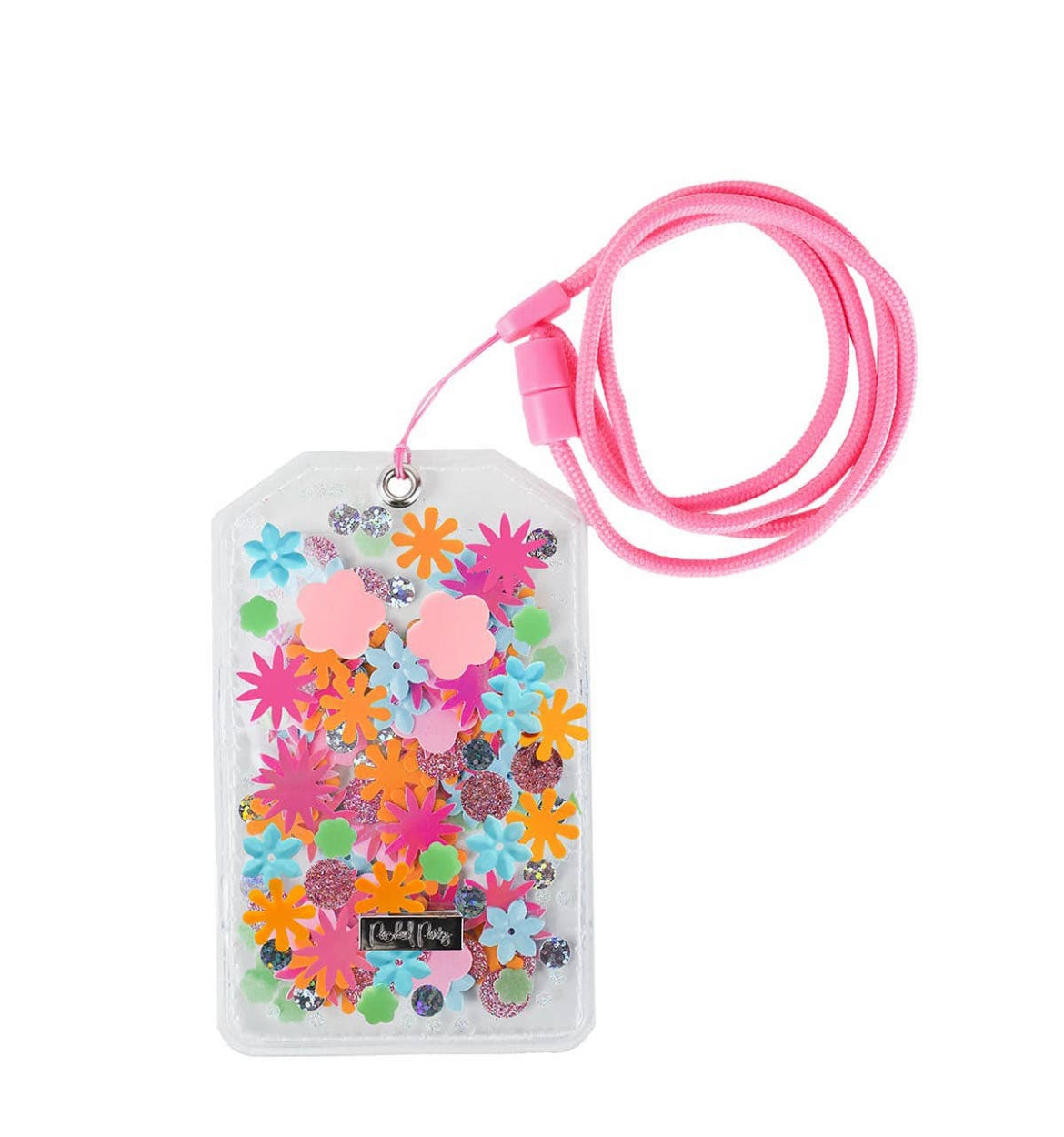 Preorder-Flower Shop lanyard confetti ID holder