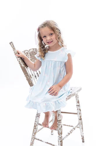 Unicorn Flutter Sleeve Nightgown
