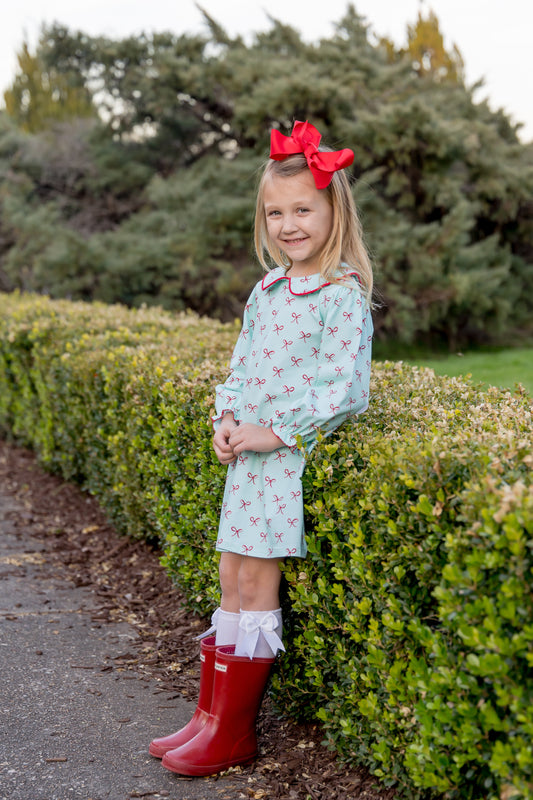 Christmas Classic Bow Knit Dress