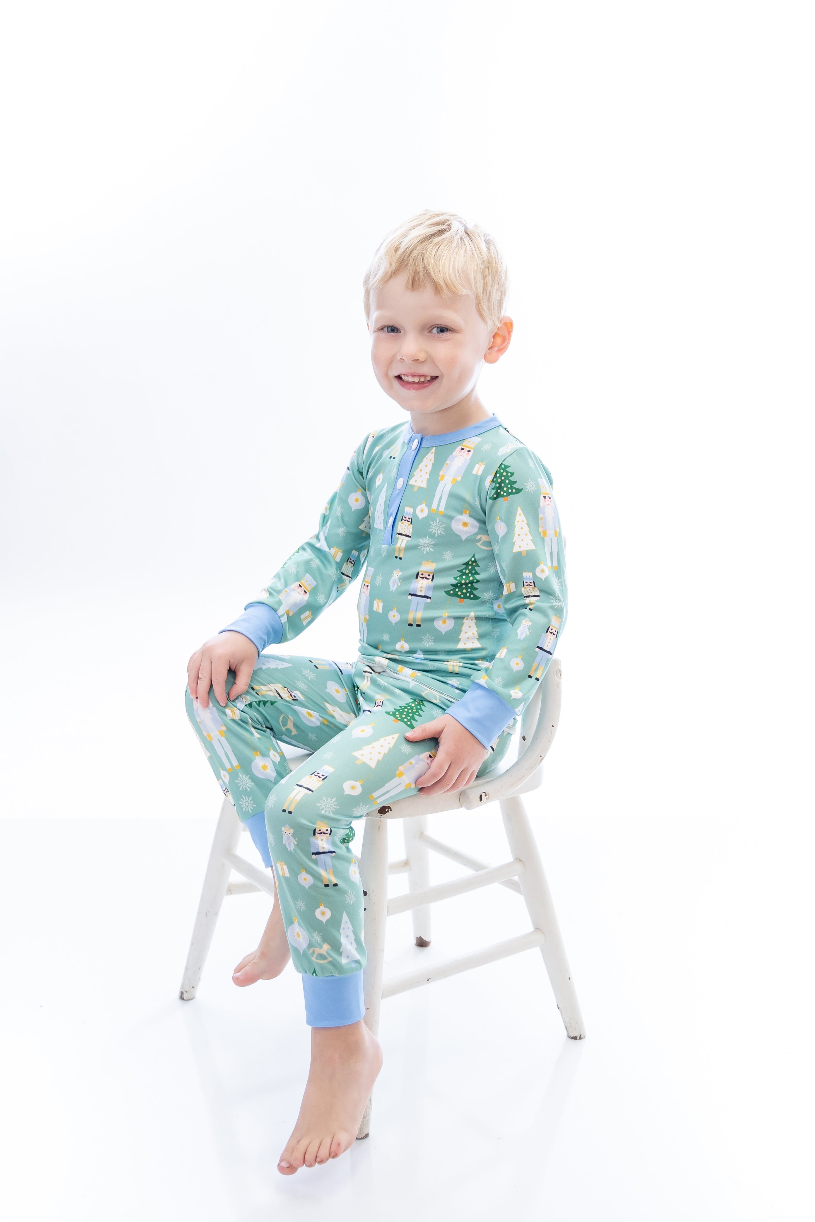 Whimsical Nutcracker Pajama Set Boys Little Louanne