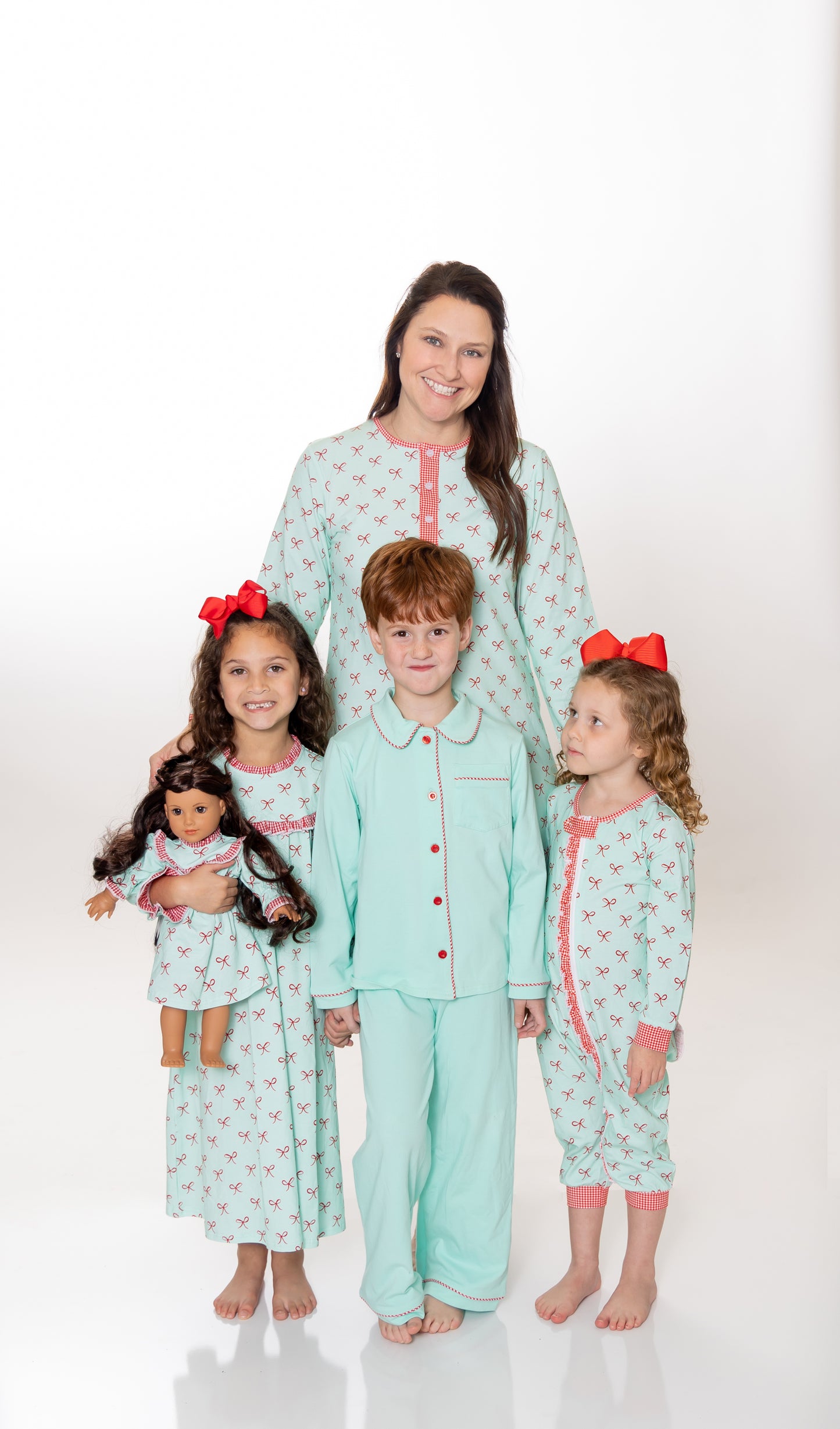 Mint Green Classic Knit Pajama Set