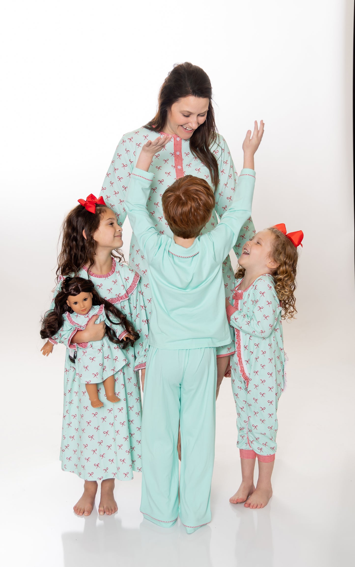 Mint Green Classic Knit Pajama Set