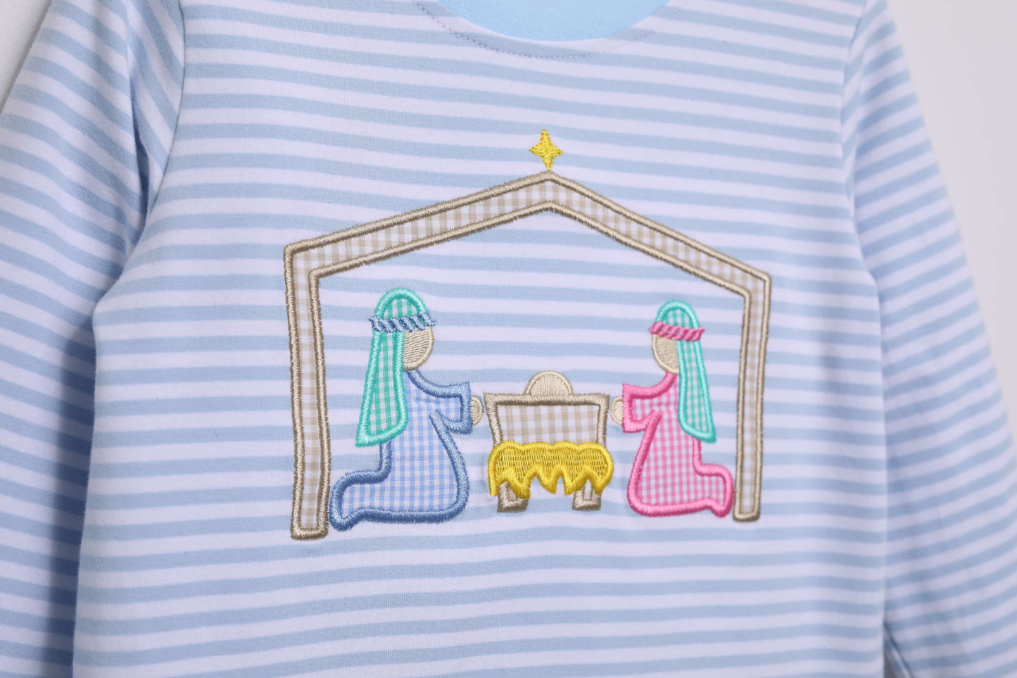 Nativity Applique Shirt - Boys