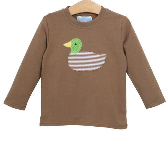 Duck Applique Long Sleeve Shirt