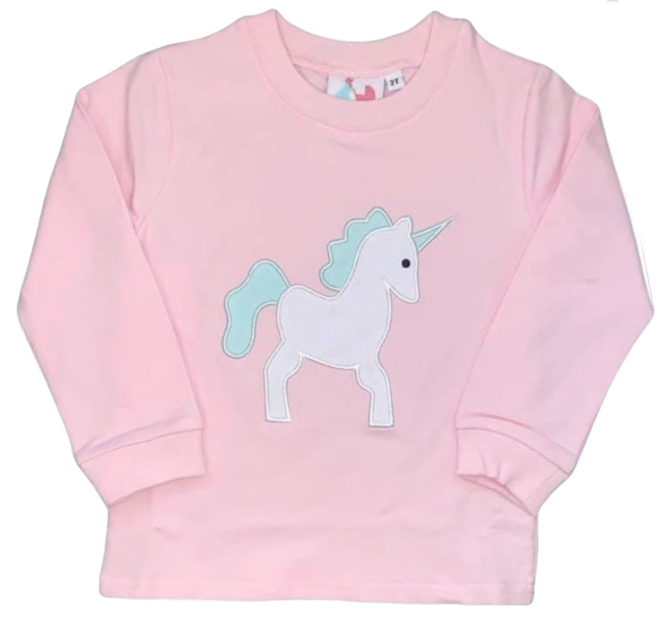 Unicorn Applique Sweatshirt