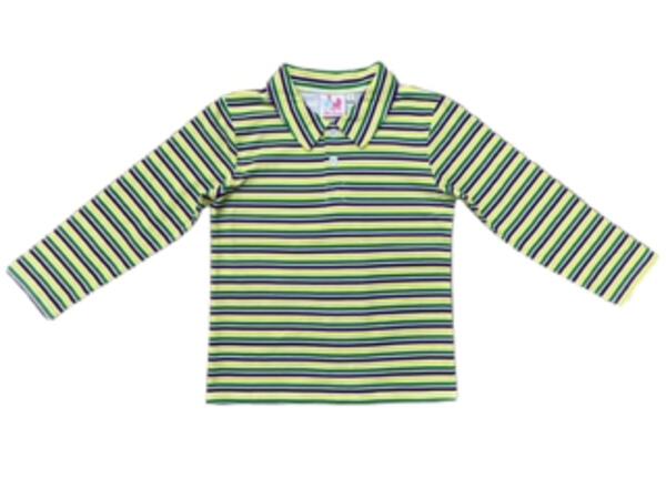 mardi gras polo striped